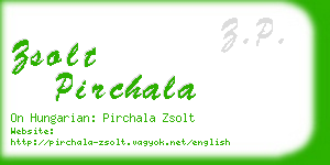 zsolt pirchala business card